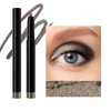 ElsaJolin silver gray Shadow stick Liner Pencil, Long Lasting Waterproof Eyeliner Pencil, Smudge Proof, Matte Finish and shimmering (# 06)