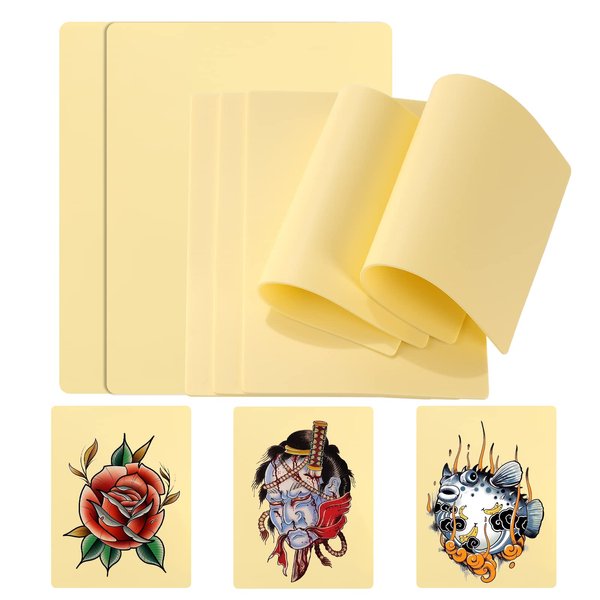 Eiptwh Tattoo Practice Skin Thickness 3mm 11.51 in * 7.8 in Double Sides Fake Skin Tattoo Beginners and Tattoo Artists