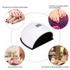 Valentine's Day Carnival Facial Sprayer,Atomization Sprayer UV LED Nail Lamp Slipper Shape Nail Dryer Lamp for Nail Gel Polish Curing with Smart Sensor Manicure Pedicure Tool(White)