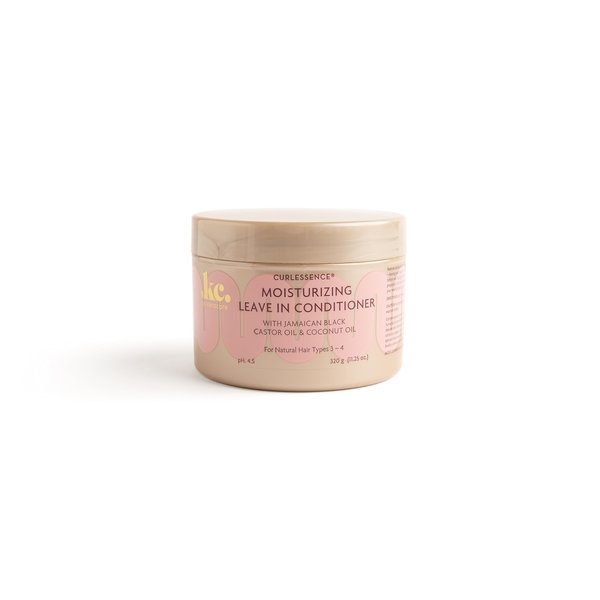 KeraCare CurlEssence Moisturizing Coconut Leave-In Conditioner With Jamaican Black Castor Oil and Coconut Oil - For Curly Hair - Silicone, Sulfate, and Paraben Free 12 oz