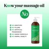 Lavender Massage Oil for Massage Therapy - Aromatherapy Full Body Massage Oil for Men and Women with Coconut Oil Lavender Oil and Sweet Almond Essential Oil - Therapeutic Grade Non GMO and Vegan