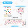 41PCS Dog Birthday Party Supplies Puppy Themed Birthday Decoration Disposable Tableware Plates Napkins Tablecloth for Baby Shower Kids Birthday Dog Birthday Serve 20