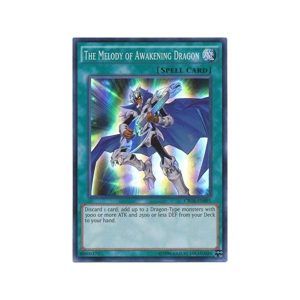 YU-GI-OH! - The Melody of Awakening Dragon (CROS-EN091) - Crossed Souls - Unlimited Edition - Super Rare