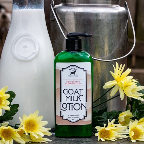 Bates Family Farm Goat Milk, Essential Oil, and Shea Butter Lotion 8 oz (Peppermint)