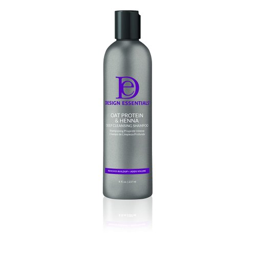 Design Essentials Oat Protein and Henna Deep Cleansing Shampoo, 8 Ounces