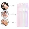 3 Pack Root Comb Applicator Bottle, Hair Oil Applicator Bottle, 6 Ounce Hair Dyeing Shampoo Oiling Hair Tools with Graduated Scale (White)