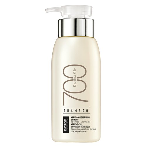 Biotop Professional 700 Keratin + Kale Hair Shampoo - Damaged Hair Repair Rich in Vitamins A, C + K - Fights Frizz & Reduces Breakage in Coarse, Thick Hair - 16.9 oz