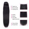 Clip in Hair Extensions Real Human Hair Black Women 20 INCH Natural Black Hair Extensions Straight Clip Ins Seamless Clip in Hair Extensions 8pcs with 18 Clips 120g
