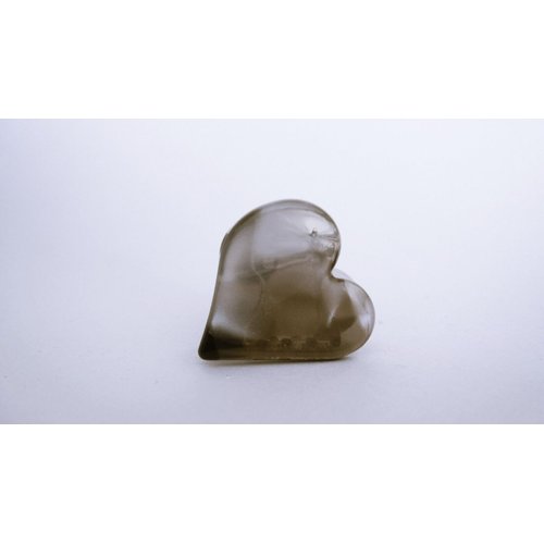 Generic Small mini clear brown black white gray marbled hair claw clip