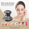 FSwsawX 2PCS Terahertz Mushroom Gua sha Facial Tool,Ice Melting Terahertz Massager for Spa Relaxing Meditation Face Eyes Roller Massage