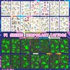 EMOME 140+ Styles Luminous Kids Tattoos, Temporary Tattoo Stickers Waterproof for Boys and Girls, Children Glow Party Favors Supplies Games (Unicorns)