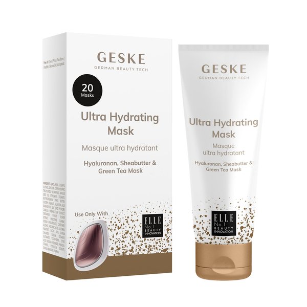 GESKE | Ultra Hydrating Mask | Simply apply with the GESKE Sonic Warm and Cool Mask | Moisturizing Skincare mask | Face masks for women and men | Vegan formula without animal testing