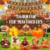 Friendsgiving Party Decorations Thanksgiving Party Decorations Thankful for You Banner Thanksgiving Backdrop Thanksgiving Balloons for Thanksgiving Decorations Friendsgiving Decorations