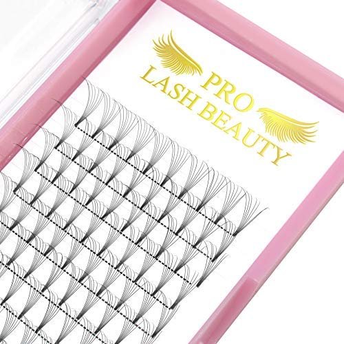Premade Volume Eyelash Extensions 4D-C-0.07-12 Short Stem Premade Fans Eyelash Extensions 9 to 20 mm Volume Lash Extensions .07 .10 Pre made Lash Fans C D Curl (4D-C-0.07,12mm)