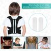 VINGVO Back Posture Corrector for Kids and Teens, Adjustable Upper Back Brace Clavicle Support Brace with Soft Shoulder Pads and Elastic Belts for Thoracic Kyphosis Improve Slouching and Humpback S