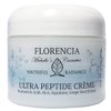 Florencia Ultra Peptide Cream. Nourishing Face Moisturizer. Hyaluronic Acid, Peptides, Matrixyl 3000; Deeply Hydrates, Firms, Improves Fine Lines; Natural, Organic, Vegan, 2 OZ