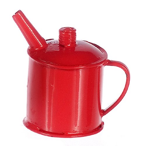 Melody Jane Dollhouse Red Petrol Gas Can 1:12 Miniature Garage Shop Accessory