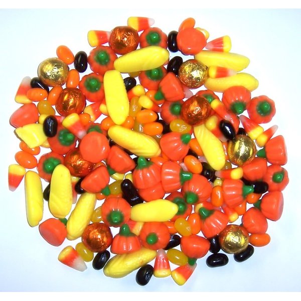 Scott's Cakes Halloween Deluxe Mix in a 1 Pound Red Stripes Bag