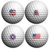 Golfdotz | American Foursome | Golf Ball Markers | Golf Accessories | Golf Ball Customizers | 32 Count