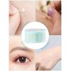 Lorvain 1800 PCS Breathable Eyelid Tape, 3 Rolls Single-sided Eye Stickers Sticky Natural Invisible Double Eyelid Sticker with Y Ford and Tweezers (Slim)