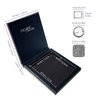 Black Smokey Eyeshadow Magnetic Palette, 8 Color Highly Pigmented Eyeshadow Powder, Single Tin Pan Diy Refillable, Small Travel Size Makeup Artist Kit Essentials (Palette-B)