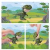 AUKSKY 6 Pack Dinosaur Collectible Figure, Snap Squad Dinosuar Toys with Movable Mouth, Dino Toys for Kids 3, 4, 5, 6+, Dinosaur Figures Gifts for Hallowen, Easter, Christmas, Birthday, Thanksgiving