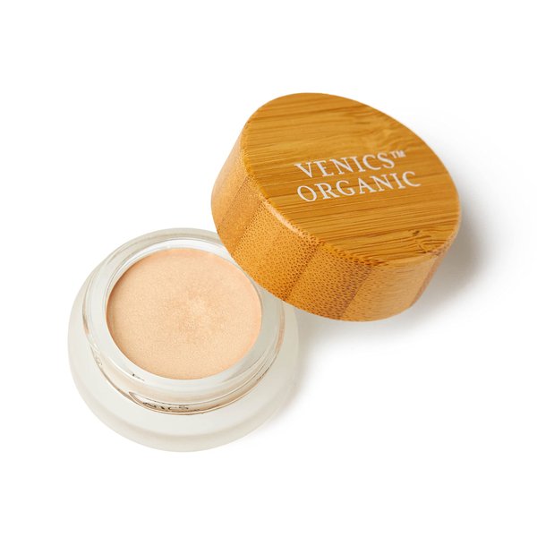 VENICS ORGANIC Diamond Glow Melted Organic Highlighter | 100% Natural, Vegan and Cruelty-Free | Organic Highlighter Makeup | Cream Highlighter (K Color (Pale Gold))