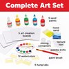 Faber-Castell 3D Sand Painting Kit for Kids: Create 5 Sand Art Pictures, DIY Arts and Crafts for Kids Ages 6-8+, Art Projects and Gifts for Girls and Boys, Red, Yellow, Green, Blue and White