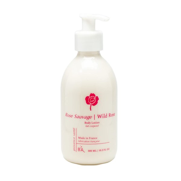 Provence Sante Body Lotion Anti Aging Cream Ultra Hydrating Heal & Restore Dry Skin Nurturing Moisturize Massage Made in France 10.2 Ounce (Wild Rose)