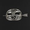 Viking Celtic Hair Clips Hairpin-Wiccan Tree of Life Hair Clip Men Hair Sticks Hairpin for Long Hair Slide Irish Hair Accessories Celtic Knot Hair Pin Viking Jewelry Women