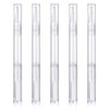 KALIONE 3ml Nail Oil Pen Empty Transparent Twist Pens, Cuticle Oil Dispenser Empty Nail Oil Pen with Brush Tip, Cosmetic Lip Gloss Container Applicators Eyelash Growth Liquid Tube(5 Packs)