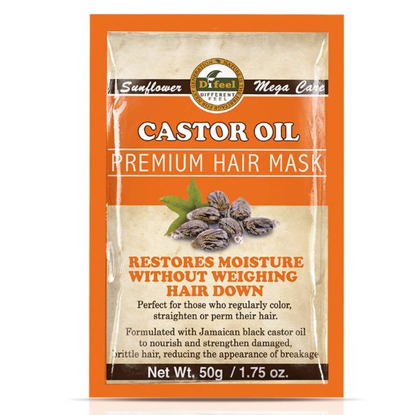 Difeel Premium Hair Mask - Castor Oil 1.75 ounce (2-Pack)