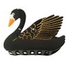Cute Swan Hair Clip,Acetate Claw Clips,Hair Clips for Women,Black