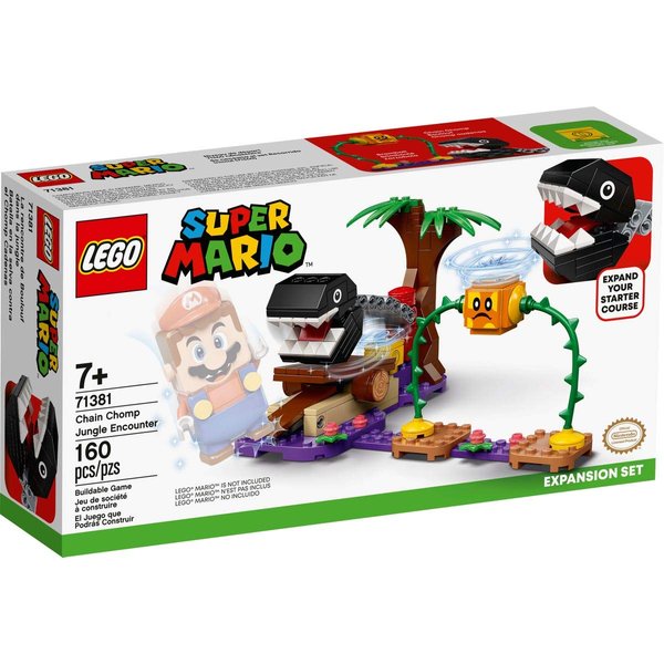 LEGO Super Mario Chain Chomp Jungle Encounter Expansion Set 71381 Building Kit; Collectible Toy for Creative Kids, New 2021 (160 Pieces)