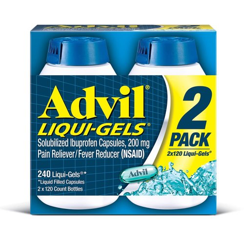 Advil Liqui-Gels (2pk, 120 Count)
