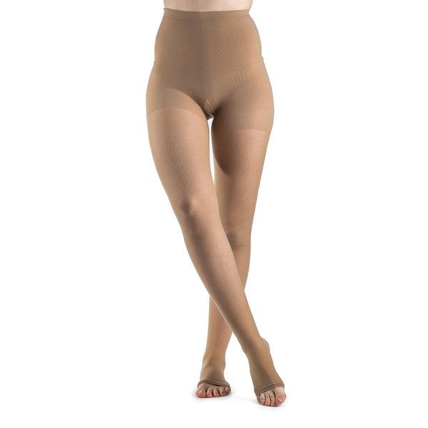 SIGVARIS Women's EVERSHEER 780 Open Toe Compression Pantyhose 30-40mmHg