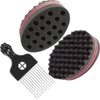 DDJSJ Hair Sponge Brush Big Holes Magic Twist Barber Dreads Locking Afro Curl Sponges for Men and Women Curly Coil Wave Hair Care Tool 3 Pack