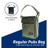 FLYBOYS – Regular Pubs Bag – Aviation Shoulder Bag with Expanded Capacity – 7.5" x 10" Pilot Gear Bag for Professional & General Aviation – Olive Green