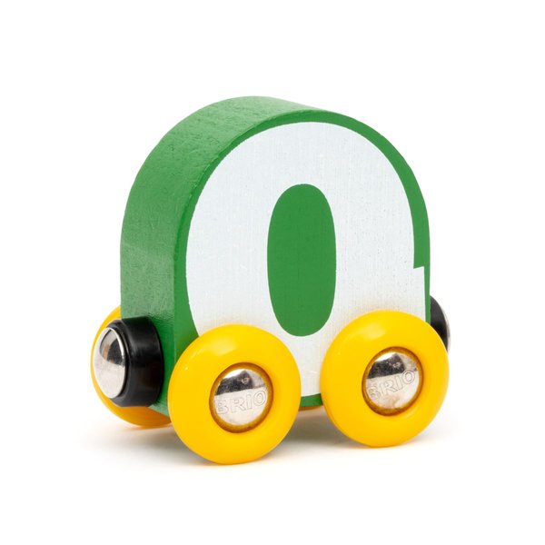 BRIO – Letter Train Q | Wooden Train Set Accessory Toy for Kids Age 2 Years Up