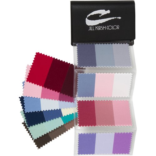 Supreme Swatch Book for Ash Blonde & Grey Hair Color Your Perfect Colors - For Men & Women - Look Younger, Thinner, Soulful Wearing Your Colors/Fabrics! By Jill Kirsh Color, Hollywood's Guru of Hue