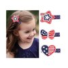 American Flag Hair Clips Independence Day Hair Pins Stars and Stripes Hair Barrette 4th of July Hair ClipsPatriotic Hair Accessories.(DL8) (Star heart butterfly)
