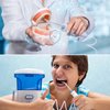 Oral Hygiene Accessories Standard Water Hose Plastic Handle with Water Flosser Replacement Jet Tip, Compatible with Waterpik Oral Irrigator WP-100 WP-300 WP-660 WP-900 (4 Pieces)