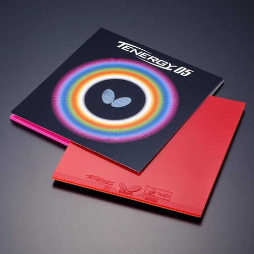 Butterfly Tenergy 05 Table Tennis Rubber Table Tennis Rubber | 1.7, 1.9, or 2.1 mm | Red or Black | 1 Table Tennis Racket Rubber Sheet | Professional Table Tennis Rubber