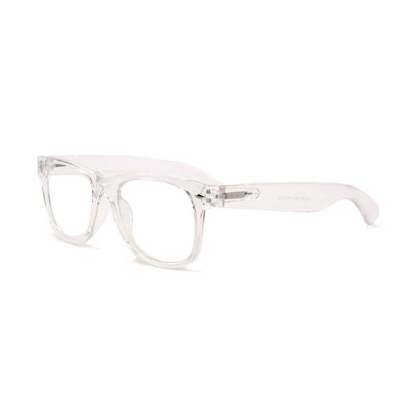 Clear transparent reading glasses - simple stylish readers (2.50, clear)