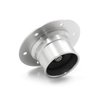 Billet Aluminum 35.5mm Fuel Cell Gas Cap Fuel Surge Tank Cap with 6 Hole Non-vented (Silver)