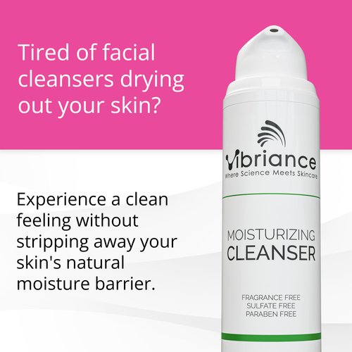Vibriance Ultra-Gentle Face Moisturizing and Refreshing Cleanser, Impurity and Makeup Remover, Sulfate-free, Paraben-free, 5.1 fl oz (150 ml)