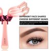 Eyebrow Stencil,Three types of eyebrows, Reusable Eyebrow Template, 3 Minutes Makeup, Suitable for Women girl Pink