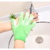 Exfoliating Glove, 4PCS Body Scrubber Shower Gloves Exfoliator Gloves, Massage and Body Scrub, Remove Dead Skin Shower Gloves Exfoliating for Women and Men, 4 Colors