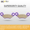 OCPTY Brake Pads Fit for Polaris Predator 500 2003 2004 2005 2006 2007, for Polaris Predator 500 Troy Lee Edition 2004 2005 2006, Front and Rear (Carbon Fiber)