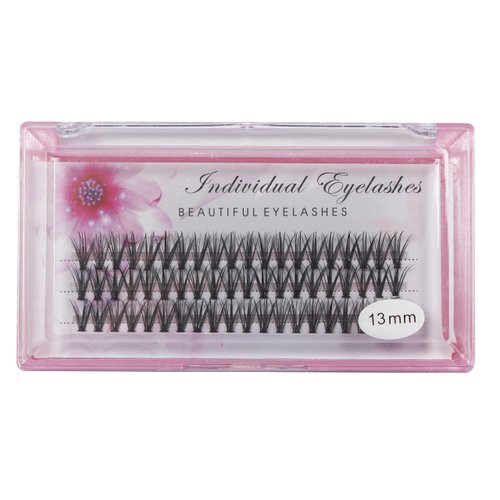 Bodermincer 8-20mm to Choose 0.07 Thickness 20D Cluster False Eyelashes Natrual Mink Hair Silk Lashes Eyelash Extensions Fake Lashes (14mm)